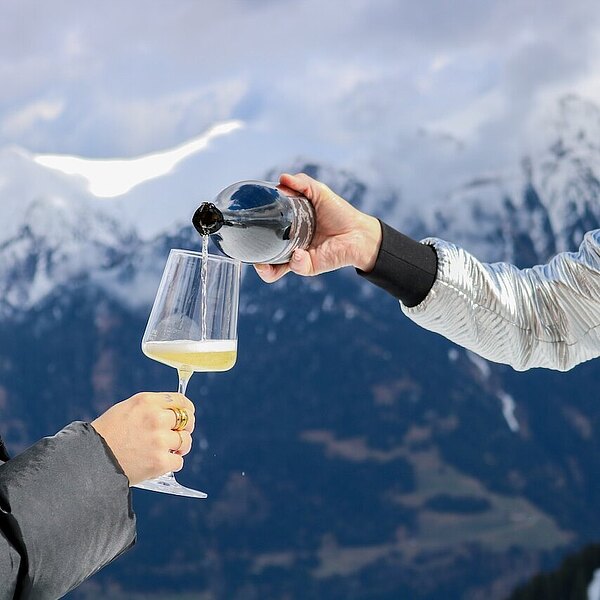 Sekt Austria @Ski Amadé Sekt Austria im Schnee 2024 in Kooperation mit Ski Amadé & Österreich Wein Marketing